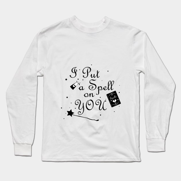 I Put a Spell on You Long Sleeve T-Shirt by Lucages